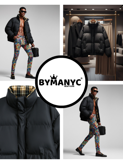 Men's Puffer Jacket HARLEM NYFW New Colecction BYMANYC ® New York-1