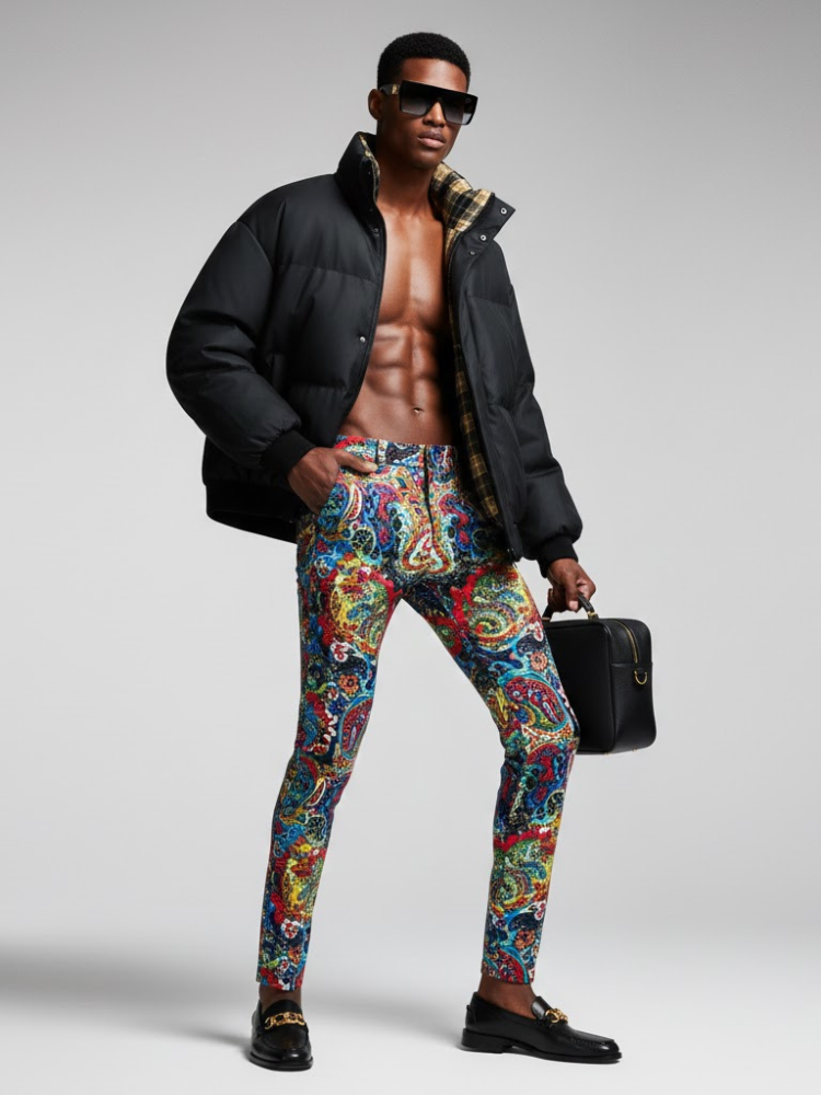 Men's Puffer Jacket HARLEM NYFW New Colecction BYMANYC ® New York-2
