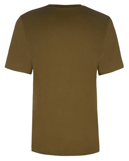 Bee Embroidered T-Shirt Khaki-1