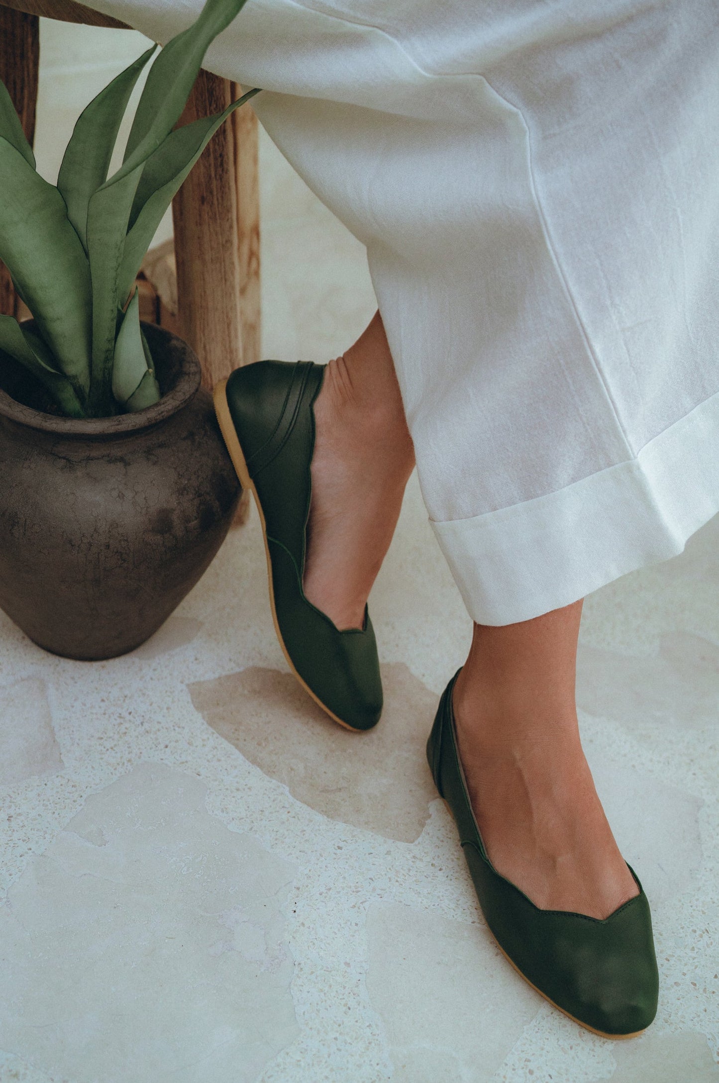 Milan Leather Ballet Flats-0