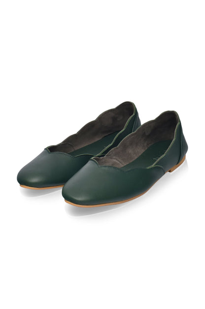 Milan Leather Ballet Flats (Sz. 4, 9, 9.5 & 11)-2
