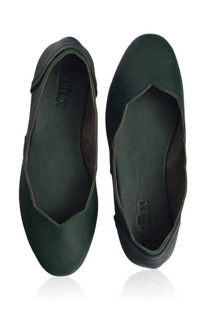 Milan Leather Ballet Flats-2