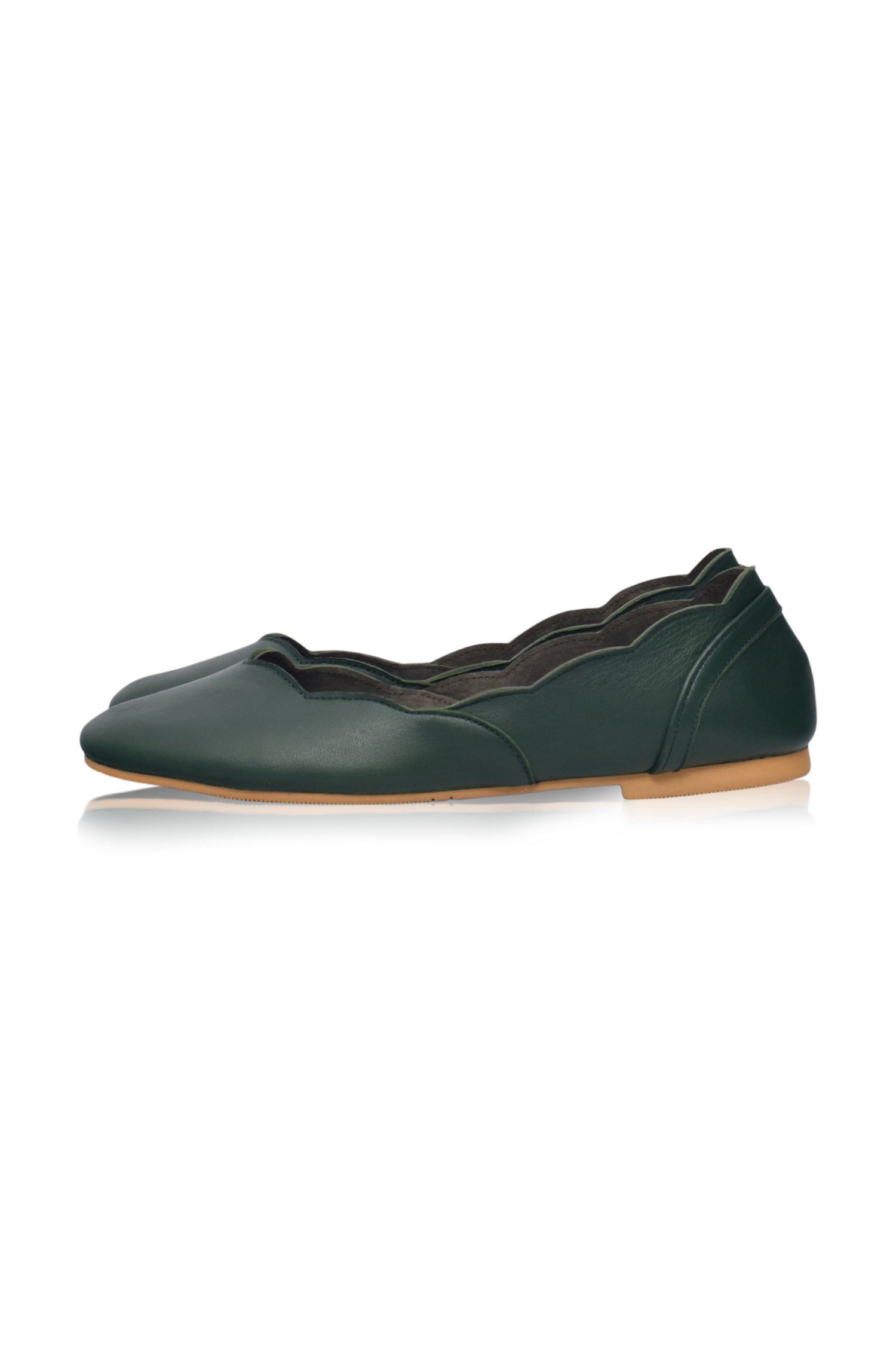 Milan Leather Ballet Flats (Sz. 4, 9, 9.5 & 11)-4