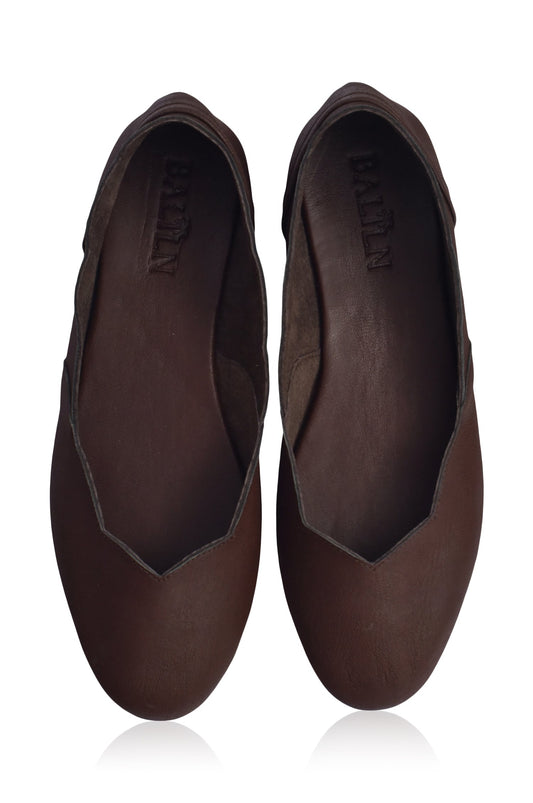 Milan Leather Ballet Flats-1