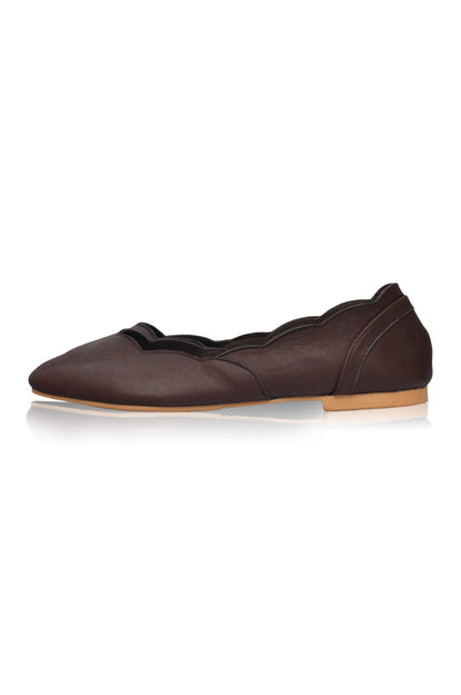Milan Leather Ballet Flats (Sz. 4, 9, 9.5 & 11)-6