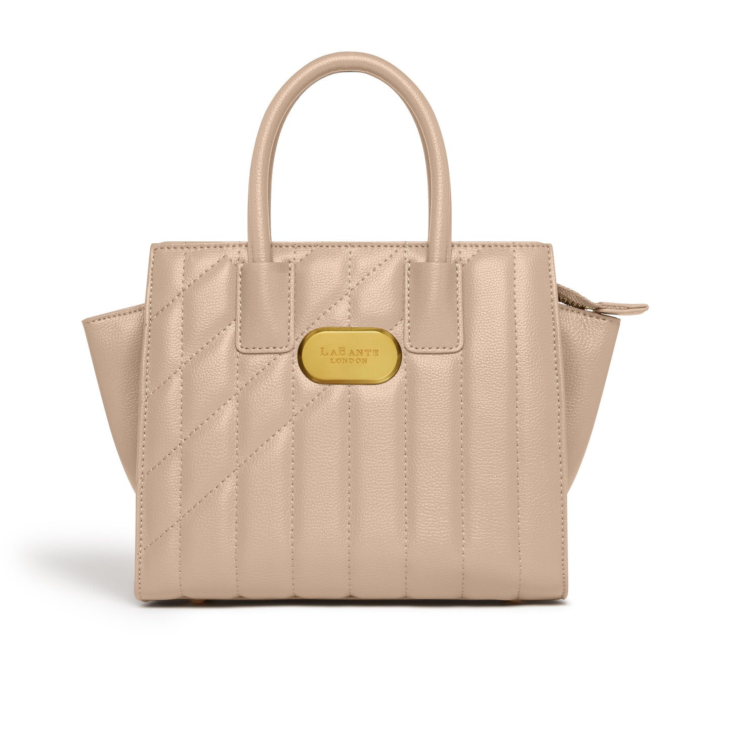 Mini Demi Tote Bag in Beige-3