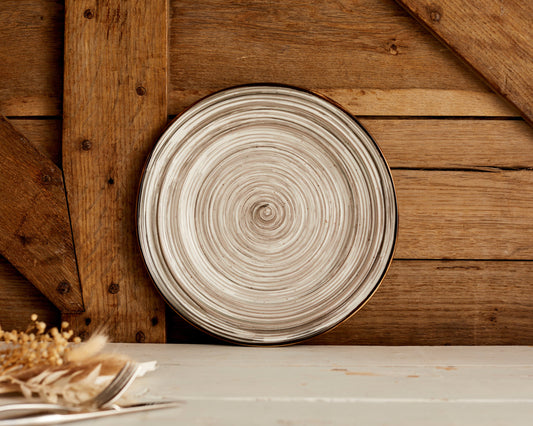Hanoi Porcelain Round Dinner Plate-0
