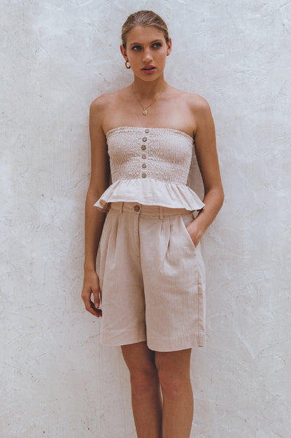 Mykonos Linen Shorts (Sale)-4