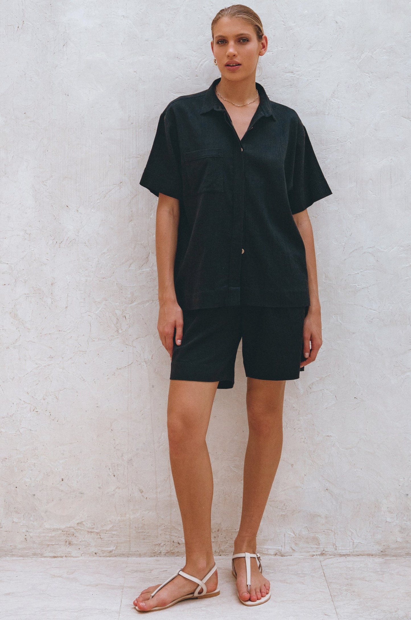 Mykonos Linen Shorts (Sale)-7