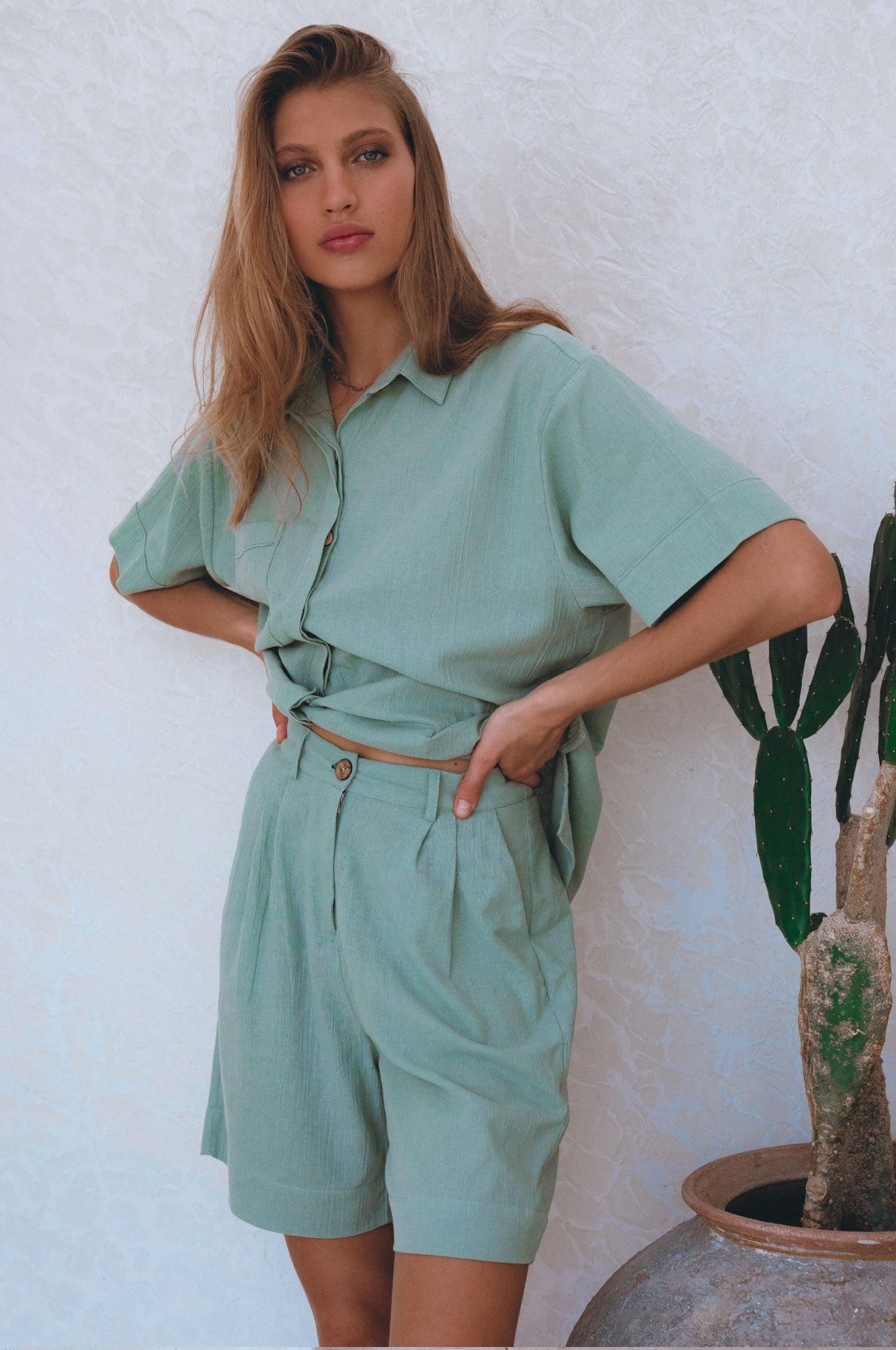 Mykonos Linen Shorts (Sale)-5
