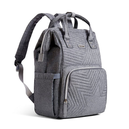 Quilted Diaper Bag Backpack-0
