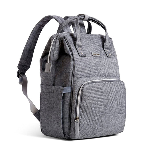 Quilted Diaper Bag Backpack-0