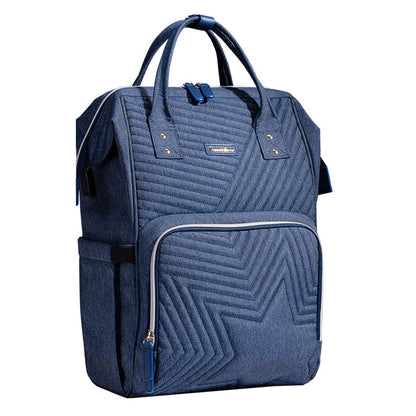 Quilted Diaper Bag Backpack-6
