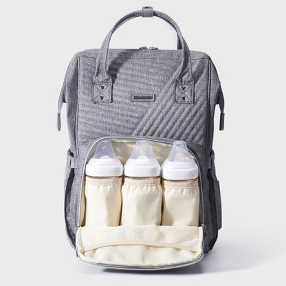 Quilted Diaper Bag Backpack-1