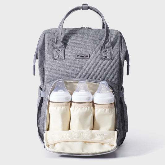 Quilted Diaper Bag Backpack-1