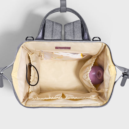 Quilted Diaper Bag Backpack-4