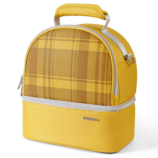 Insulated Lunch Box Double Deck Cooler Bag-0