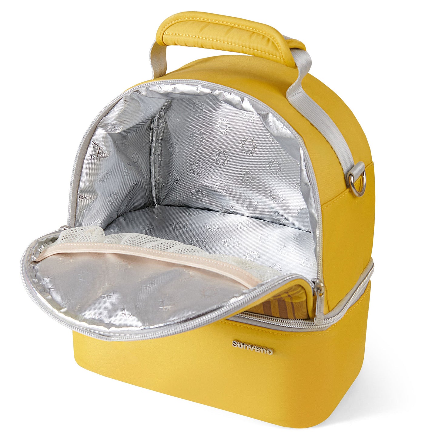 Insulated Lunch Box Double Deck Cooler Bag-1
