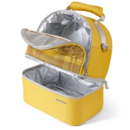 Insulated Lunch Box Double Deck Cooler Bag-3