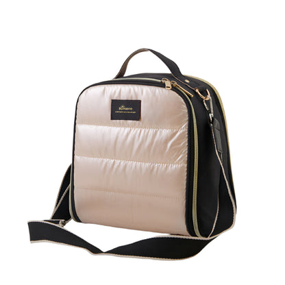 SUNVENO insulated lunch cooler bag with adjustable strap, designed for keeping food fresh and portable.