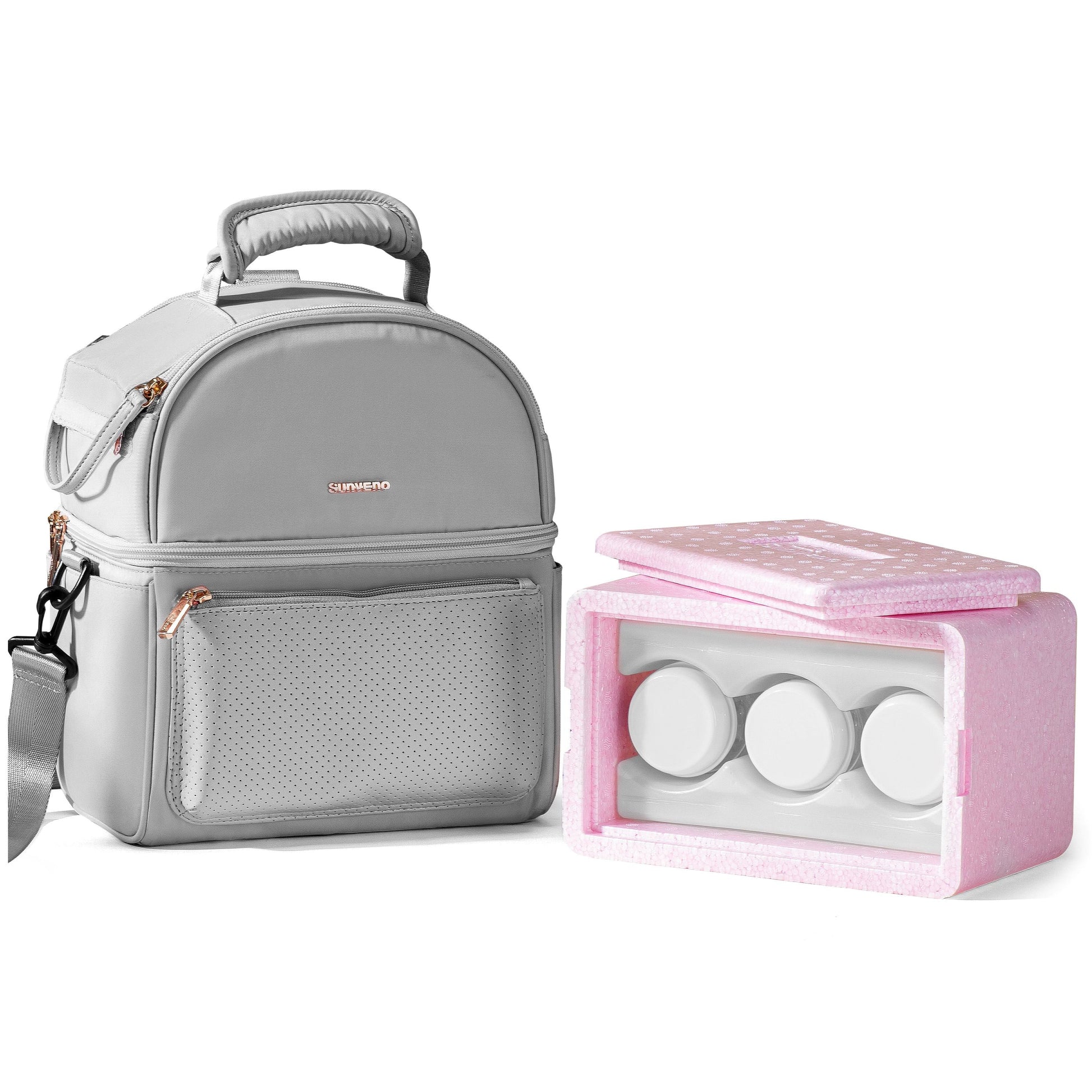Breastmilk Cooler Bag with Detachable Insulation Box Set-4