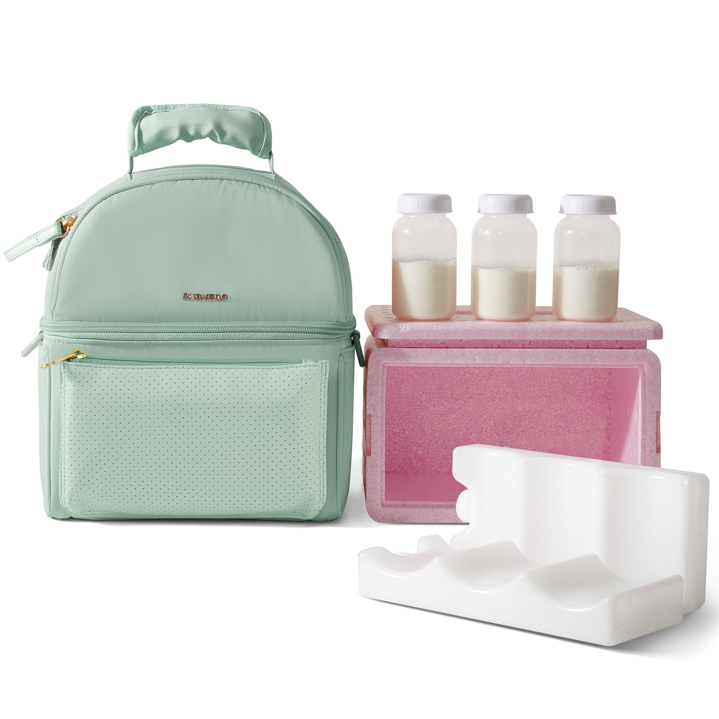 Breastmilk Cooler Bag with Detachable Insulation Box Set-6