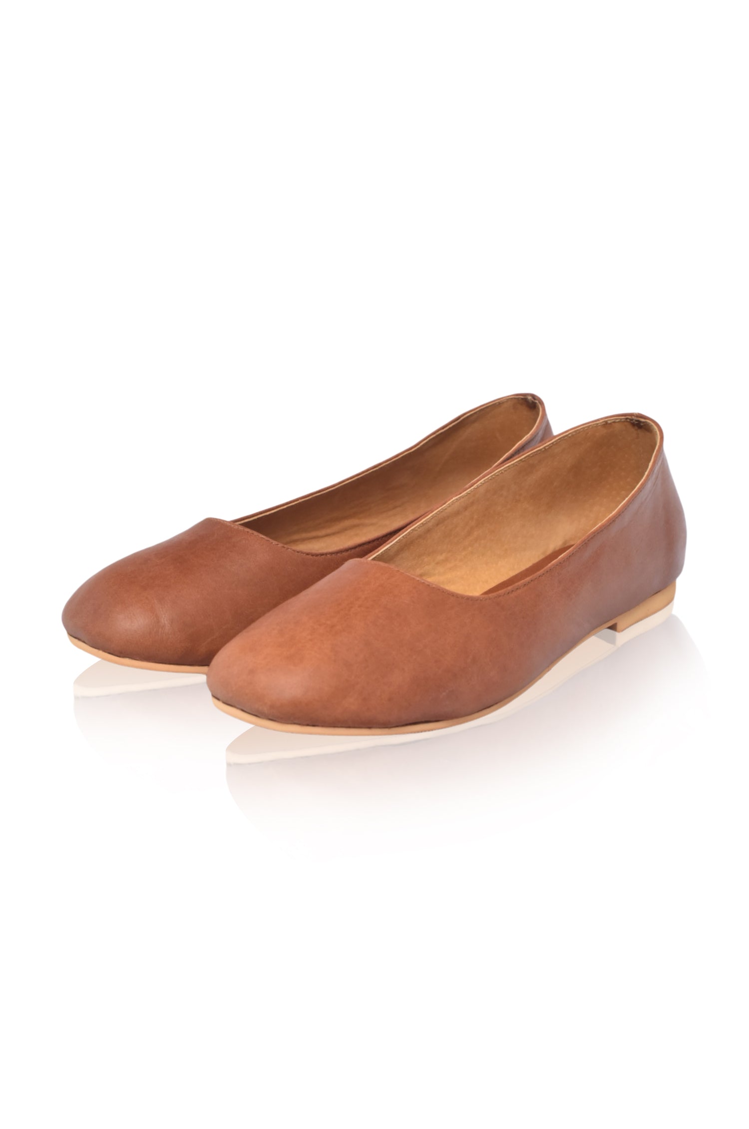 Naples Leather Ballet Flats-3