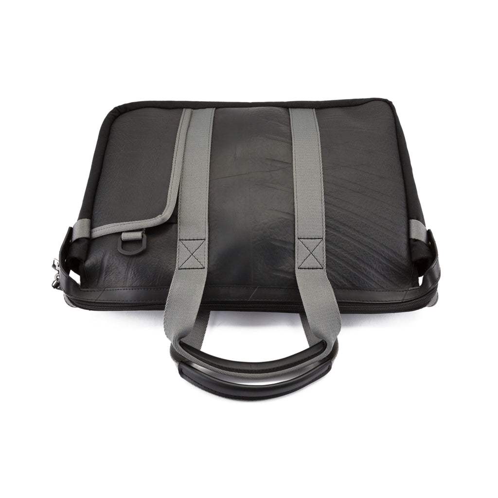 Nebula Recycled Inner Tube Padded Vegan Laptop Bag-7