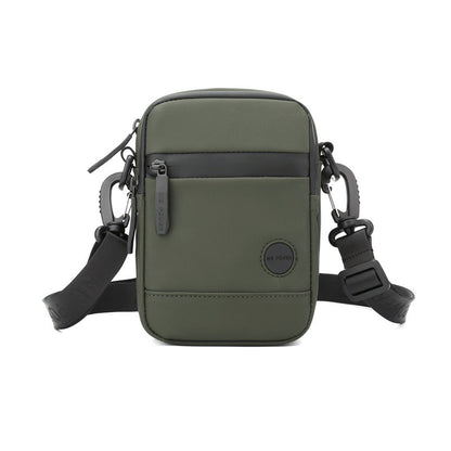 Men's Waterproof Nylon Crossbody Bag - Lightweight & Durable Everyday Travel Bag with Adjustable Strap-3