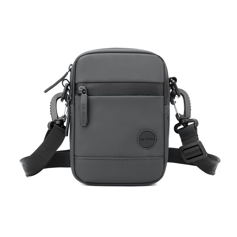 Men's Waterproof Nylon Crossbody Bag - Lightweight & Durable Everyday Travel Bag with Adjustable Strap-4