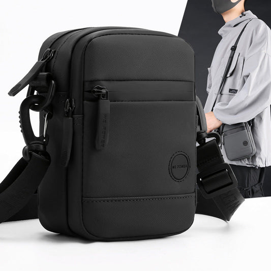Men's Waterproof Nylon Crossbody Bag - Lightweight & Durable Everyday Travel Bag with Adjustable Strap-1
