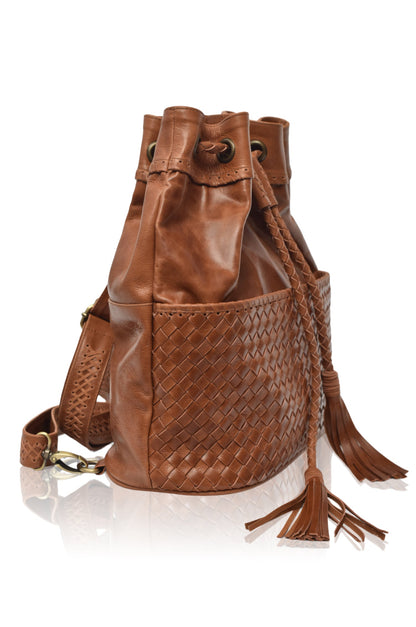 Ocean Alley Convertible Leather Backpack-2