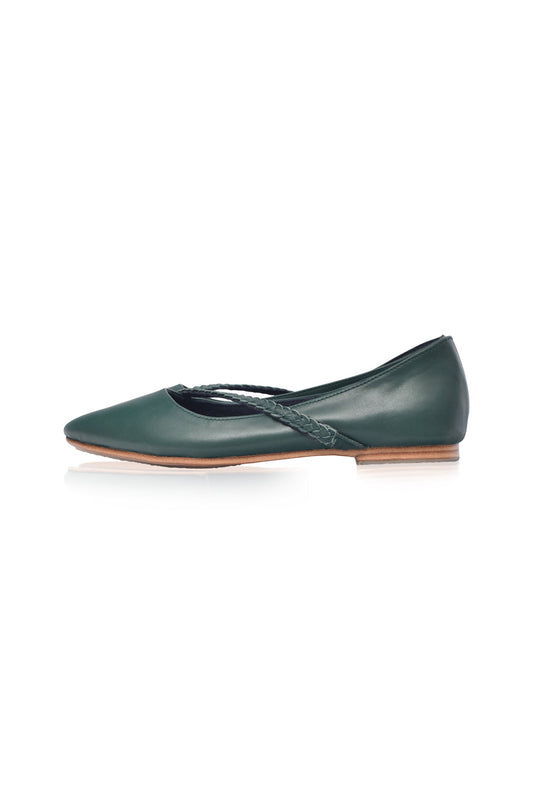 Orenda Elegant Leather Ballet Flats-0