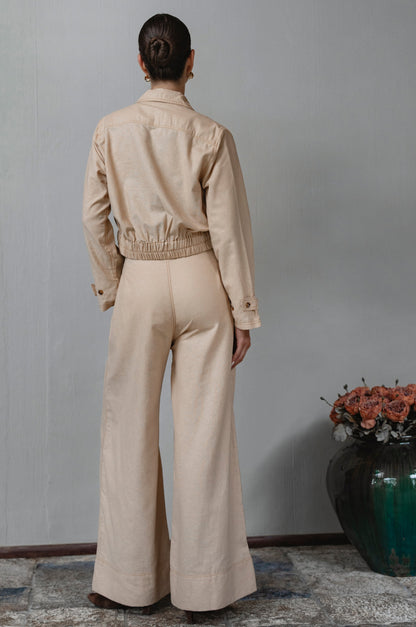 Orion Wide Leg Linen Pants-2