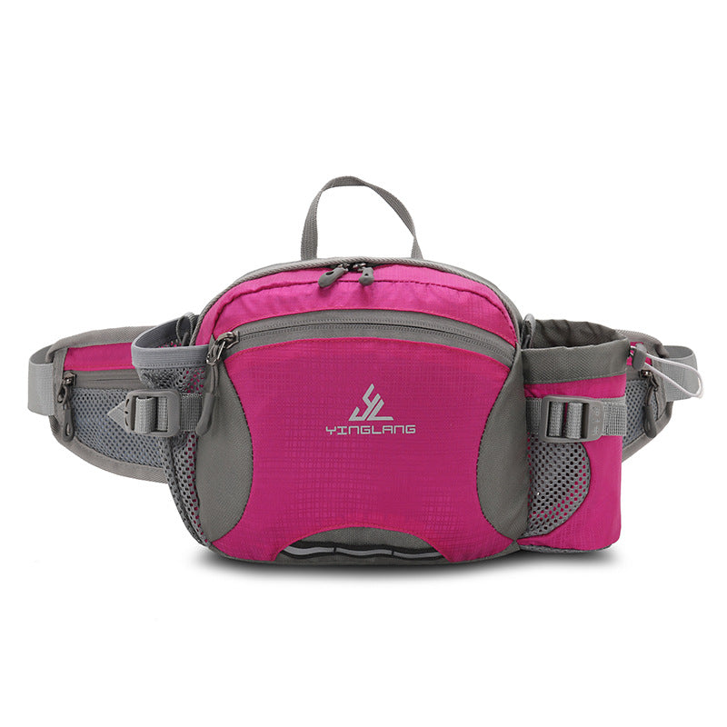 Outdoor Waist Bag with Bottle Holder Cycling Fanny Pack Multifuction Hiking-8