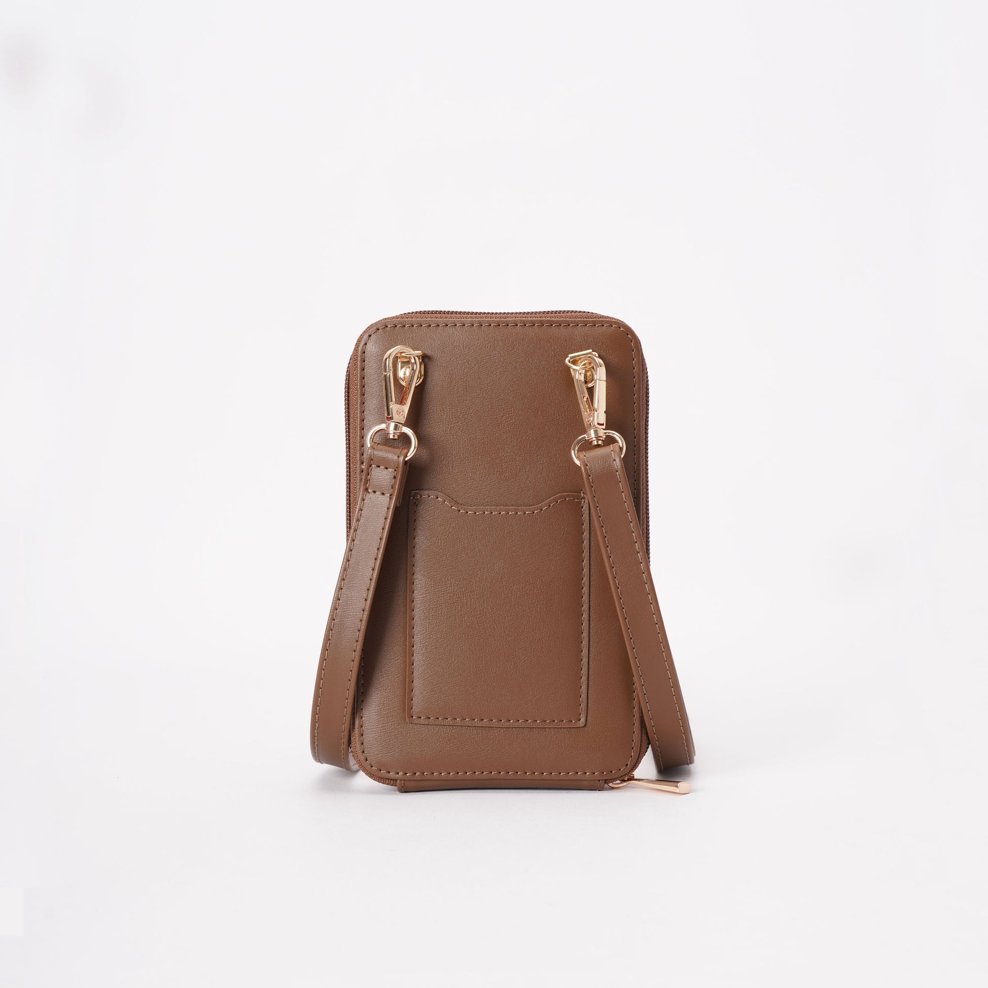 Signare London - B-Loved Smart Phone bag on Beige Monogram-2