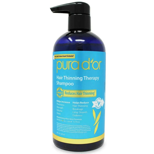 Pura D'or Biotin Shampoo for Thicker-Looking Hair & Healthy Scalp (473ml) | Ammuri-0