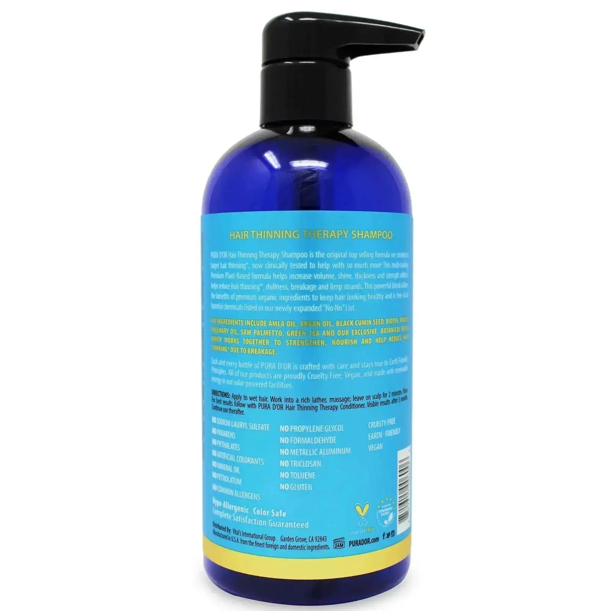 Shampoo for Hair Thinning & Hair Loss Treatment | Pura d'or by Ammuri-3