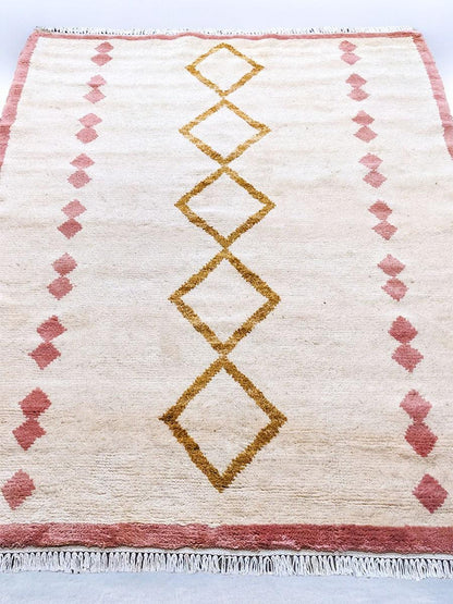 Fantasy Hand Knotted Rug Sample - 30 x 30 cm-3