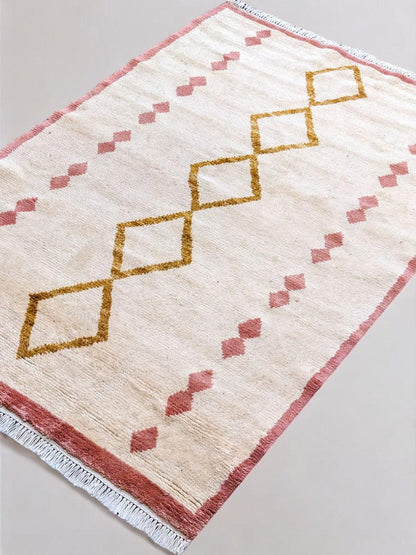 Fantasy Hand Knotted Rug Sample - 30 x 30 cm-1