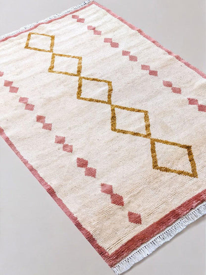 Fantasy Hand Knotted Rug Sample - 30 x 30 cm-2