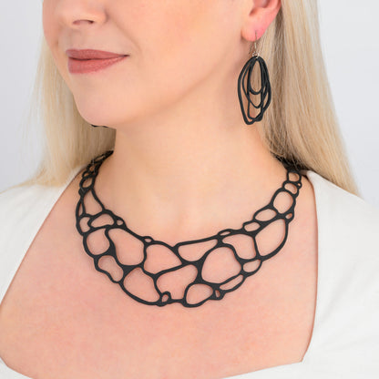 Orion Recycled Rubber Earrings-0