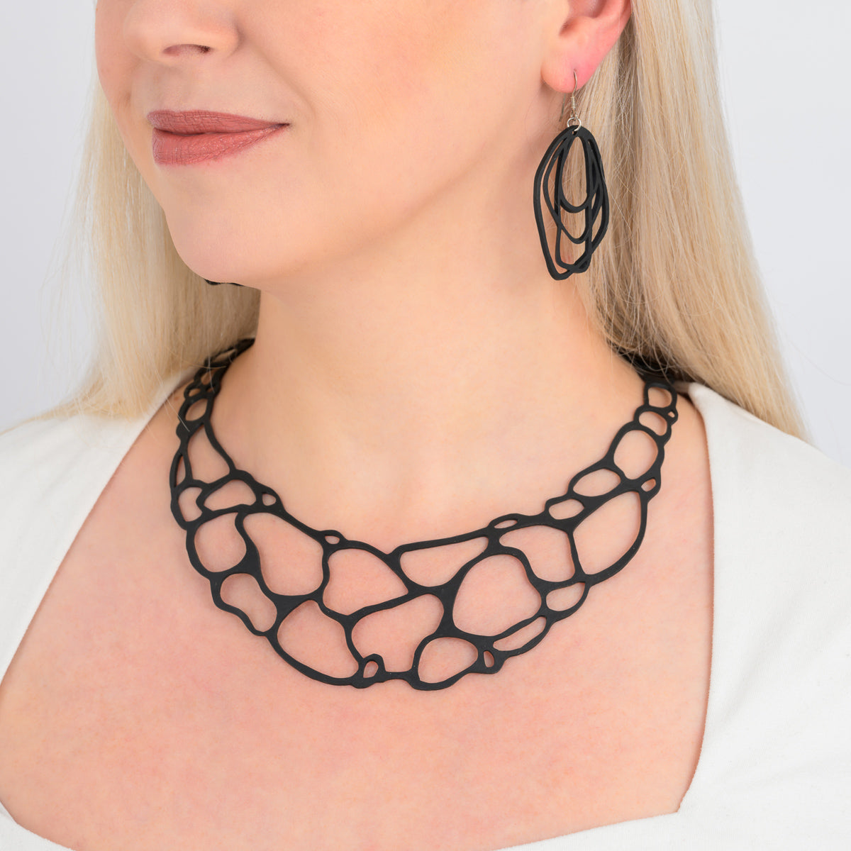 Wilma Recycled Rubber Necklace