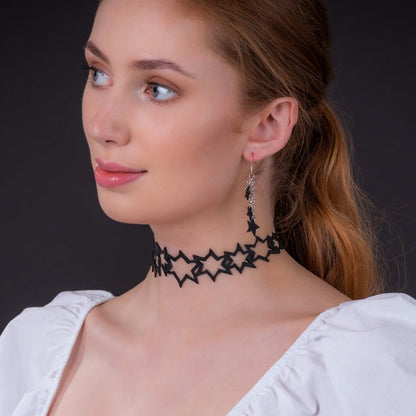 Milky Way Inner Tube Star Choker-0