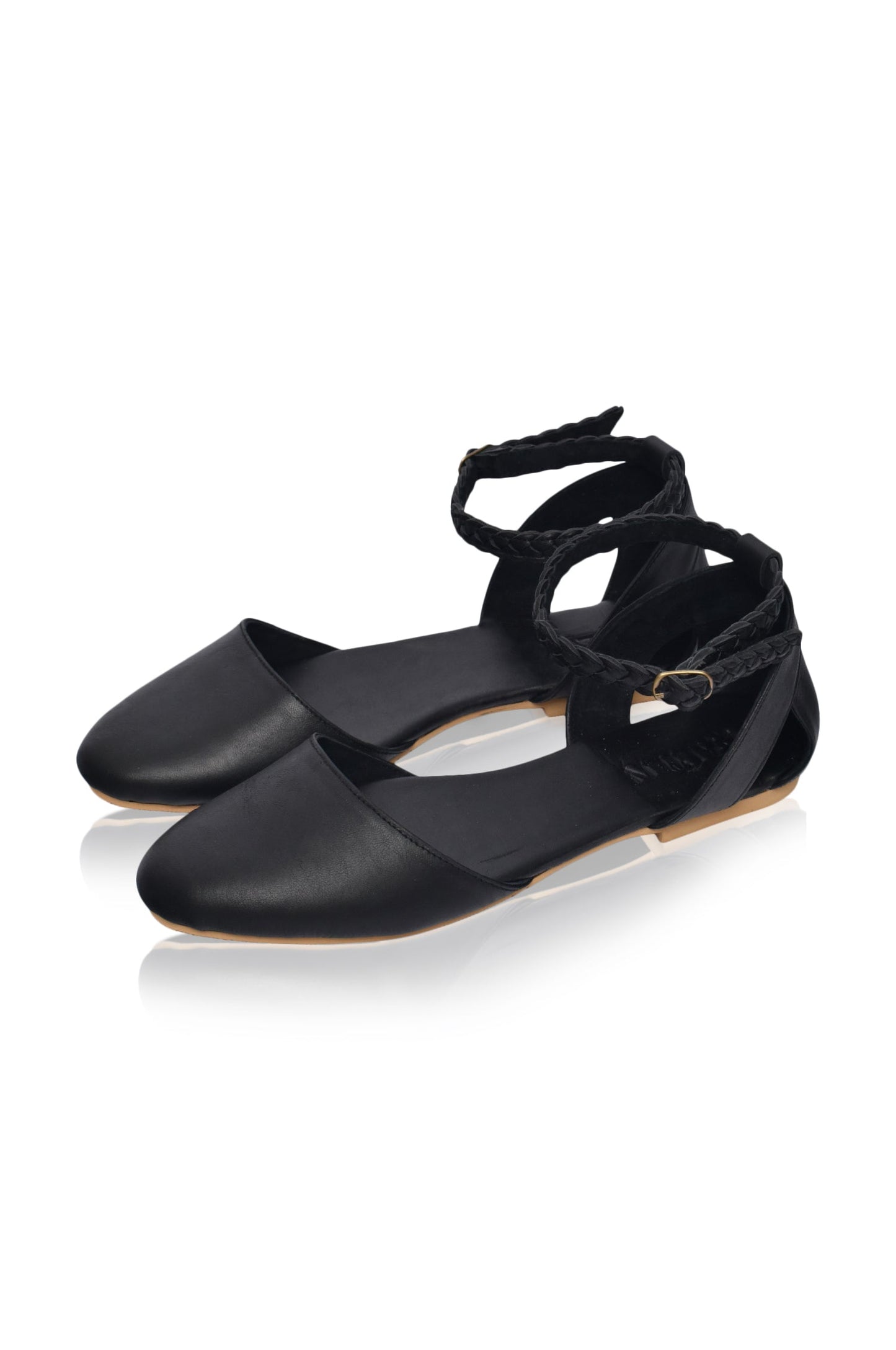 Paris Leather Ballet Flats (Sz. 4, 8 & 8.5)-2