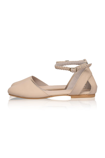 Paris Leather Ballet Flats (Sz. 4, 8 & 8.5)