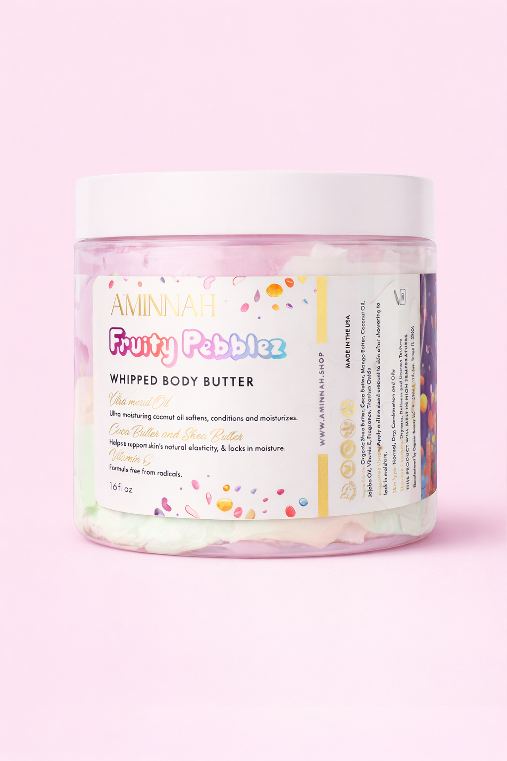 "FRUITY PEBBLEZ" Whipped Body Butter 16 OZ-0