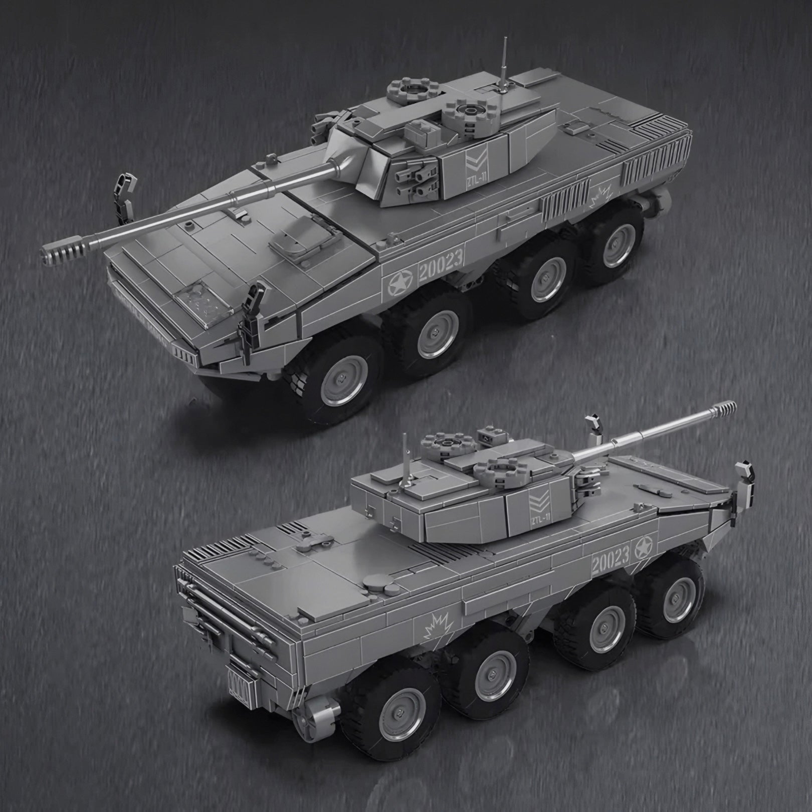 Remote Controlled ZTL-11 Tank | 1292pcs-1