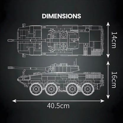Remote Controlled ZTL-11 Tank | 1292pcs-3