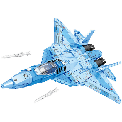 SU-57 Stealth Fighter | 1456pcs-0